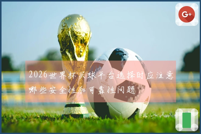 2026世界杯买球平台选择时应注意哪些安全性和可靠性问题